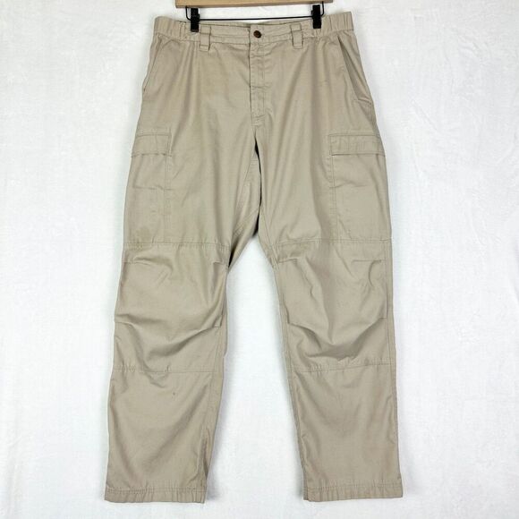 Vertx Phantom LT Tactical Pants Size 36x32 Ripstop Cargo Khaki Articulated - Picture 1 of 11